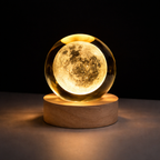 Esferas de galaxia y de luna