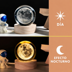 Esferas de galaxia y de luna